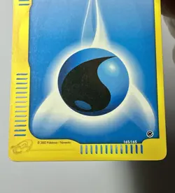 Water Energy 165/165 (MP) Rare E Reader Expedition Base Set 2002 Pokémon Card - Image 5