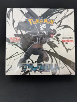 Pokemon Card Black Bolt Sealed Booster Box sv11B Japanese w/Shrink New Soon ship - Image 1