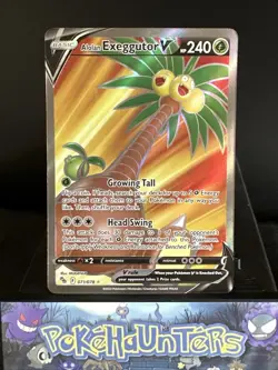 Pokemon Card Alolan Exeggutor V 071/078 Pokemon GO Ultra Rare Near Mint - Image 1