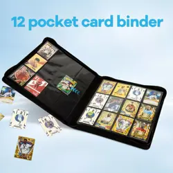 Card Binder-12 Pockets Trading Card Binder for Holding 480 Cards with 20 Two-Sid - Image 5