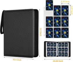 Trading Card Binder, 900 Pockets Card Binder, 9-Poccket Sided Pocket Sports Card - Image 11