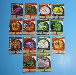 Bakugan Card Lot 14 Random Battle Brawlers Non Metal Paper Cards - Image 1