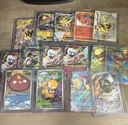 Pokemon Card Lot of 15 cards - EX, Mega, Full Art - - Image 1