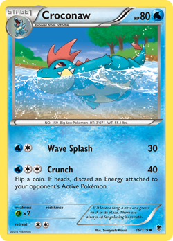 Croconaw 16/119 Uncommon | Phantom Forces | Pokemon Card - Image 2