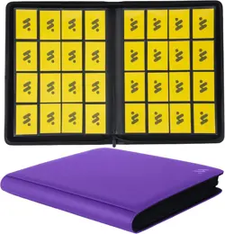 Premium 1000+ Pockets Card Binder,16 Pockets Card Binder Ringless Side Loading T - Image 11