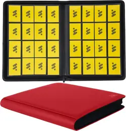 Premium 1000+ Pockets Card Binder,16 Pockets Card Binder Ringless Side Loading T - Image 21