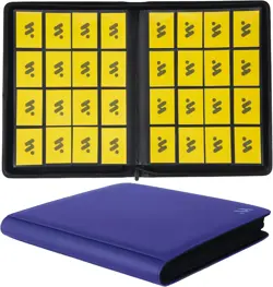 Premium 1000+ Pockets Card Binder,16 Pockets Card Binder Ringless Side Loading T - Image 35