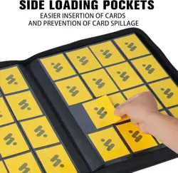Premium 1000+ Pockets Card Binder,16 Pockets Card Binder Ringless Side Loading T - Image 52