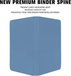 Premium 1000+ Pockets Card Binder,16 Pockets Card Binder Ringless Side Loading T - Image 54