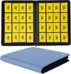 Premium 1000+ Pockets Card Binder,16 Pockets Card Binder Ringless Side Loading T - Image 56