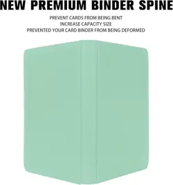 Premium 1000+ Pockets Card Binder,16 Pockets Card Binder Ringless Side Loading T - Image 61
