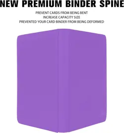 Premium 1000+ Pockets Card Binder,16 Pockets Card Binder Ringless Side Loading T - Image 68