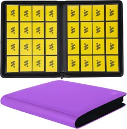 Premium 1000+ Pockets Card Binder,16 Pockets Card Binder Ringless Side Loading T - Image 69