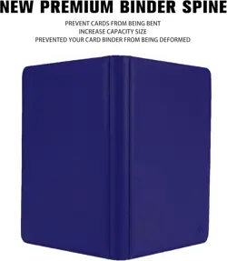 Premium 1000+ Pockets Card Binder,16 Pockets Card Binder Ringless Side Loading T - Image 8