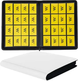 Premium 1000+ Pockets Card Binder,16 Pockets Card Binder Ringless Side Loading T - Image 92