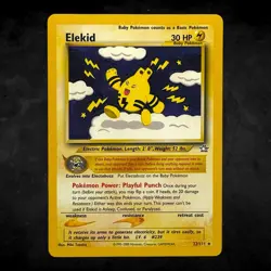 Pokémon ELEKID Card 22/111 Rare Neo Genesis NM English Unlimited Regular - Image 3