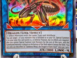 Darkness Metal the Dragon of Dark Steel ultra rare yu-gi-oh trading card singles - Image 3