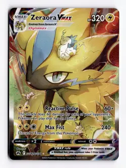 Zeraora VMAX GG42/GG70 Ultra Rare - Crown Zenith Galarian Gallery Pokemon - NM/M - Image 1