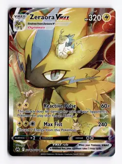 Zeraora VMAX GG42/GG70 Ultra Rare - Crown Zenith Galarian Gallery Pokemon - NM/M - Image 3