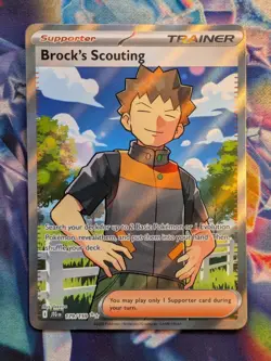 Brocks Scouting 179/159 Secret Ultra Rare Journey Together Pokemon TCG NM - Image 5