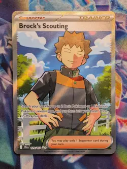 Brocks Scouting 179/159 Secret Ultra Rare Journey Together Pokemon TCG NM - Image 6