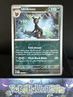 Pokemon Card Umbreon 130/197 Obsidian Flames Reverse Holo Near Mint - Image 1