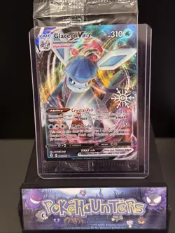 Pokemon Card Glaceon VMAX 041/203 Evolving Skies Stamped Holiday Calendar SEALED - Image 1