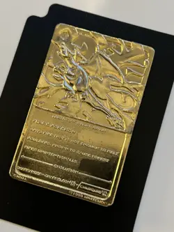 Pokemon 23K Gold Plated Trading Card "CHARIZARD" Burger King 1999 - Image 10