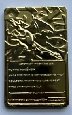 Pokemon 23K Gold Plated Trading Card "CHARIZARD" Burger King 1999 - Image 13