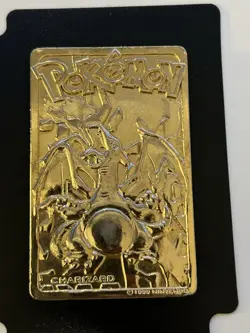 Pokemon 23K Gold Plated Trading Card "CHARIZARD" Burger King 1999 - Image 5