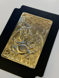 Pokemon 23K Gold Plated Trading Card "CHARIZARD" Burger King 1999 - Image 6
