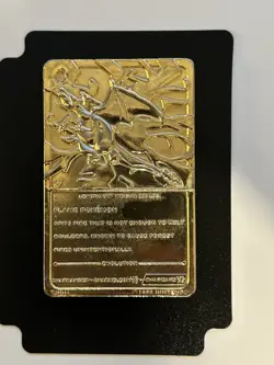 Pokemon 23K Gold Plated Trading Card "CHARIZARD" Burger King 1999 - Image 8