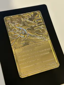 Pokemon 23K Gold Plated Trading Card "CHARIZARD" Burger King 1999 - Image 9