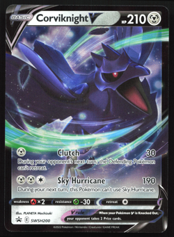 Corviknight V SWSH200 Sword & Shield Black Star Promo NM Pokemon Card - Image 3