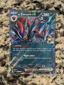x1 N's Zoroark ex - 098/159 - Double Rare Pokemon SV09 Journey Together M/NM - Image 3