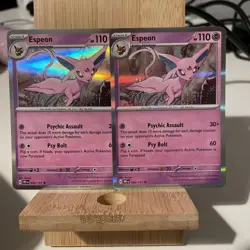Pokemon TCG Espeon 033/131 HOLO- Prismatic Evolutions- Pack Fresh- NM/M. - Image 2