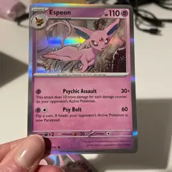 Pokemon TCG Espeon 033/131 HOLO- Prismatic Evolutions- Pack Fresh- NM/M. - Image 7