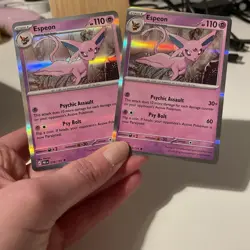 Pokemon TCG Espeon 033/131 HOLO- Prismatic Evolutions- Pack Fresh- NM/M. - Image 9