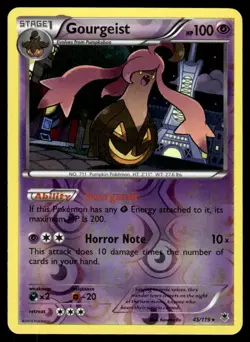 Pokemon TCG XY - Phantom Forces #45/119 Gourgeist LP - Image 1