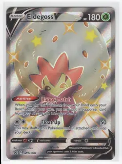 2019 Pokemon Promo Black Star Holo Eldegoss V #SWSH84 - Image 1
