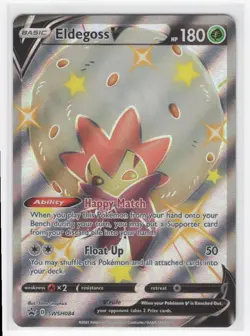 2019 Pokemon Promo Black Star Holo Eldegoss V #SWSH84 - Image 3