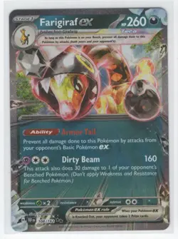 #108 2024 Temporal Forces Farigiraf ex Double Rare - Image 3
