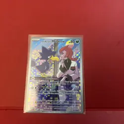 NM+/MINT  Team Rockets Murkrow Pokemon TCG Scarlet & Violet Destined Rivals IR - Image 11