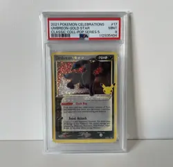2021 Umbreon 17/17 Gold Star PSA Mint 9 - Pokemon Celebrations 25th Anniversary - Image 3