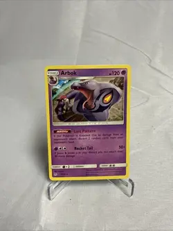 Arbok Hidden Fates 27/68 Regular Rare Pokémon TCG - Image 1