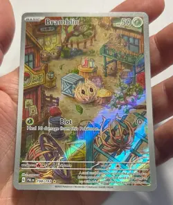 Pokemon Paldea Evolved - LIGHT PLAY - BRAMBLIN - ILLUSTRATION RARE - 198/193 LP - Image 2
