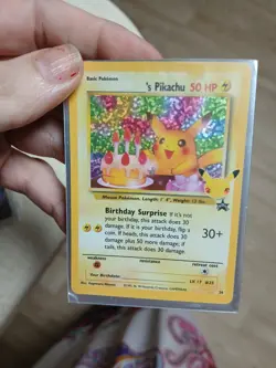 Pokémon TCG Holo Pikachu Birthday Celebrations Classic Collection NM/M Condition - Image 3