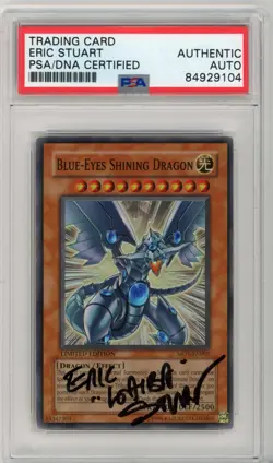 PSA Signed Eric Stuart Blue-Eyes Shining Dragon Limited Edition MOV-EN001 - Image 3