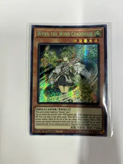 Yu-Gi-Oh! Wynn The Wind Channeler 1st Ed. MP21-EN158 Prismatic Secret Rare NM/LP - Image 1