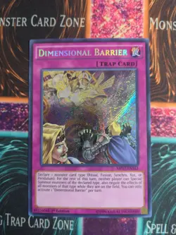 Yu-Gi-Oh! Dimensional Barrier MP17-EN163 1st Edition Secret Rare NM a1/ - Image 1